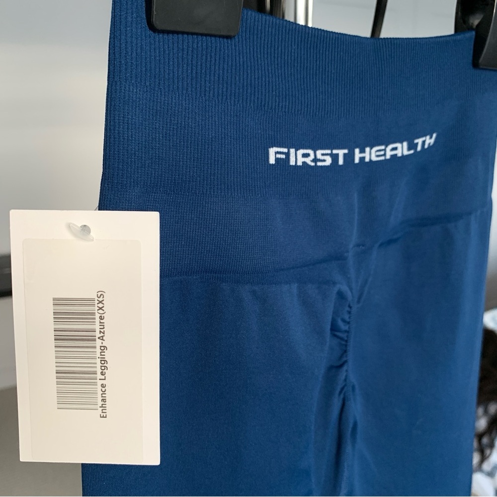 First Health Apparel Enhance Leggings Colour Azure (blue) Size XXS NWT